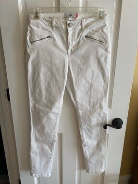 Cabi white curvy skinny jeans, women’s size 8